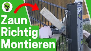 Doppelstabmattenzaun Montage ✅ ULTIMATIVE ANLEITUNG Wie Doppelstabzaun Aufstellen amp Einbetonieren [upl. by Aiuhsoj]