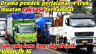 LAGI VIRAL TRUK TRAFO‼️Drama pendek perjalanan 4 truk pembawa trafo 200 ton terhambat [upl. by Acirehs543]