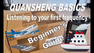 Quansheng Basics  Listening to your first frequency [upl. by Nifled736]