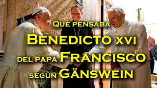 Qué pensaba Benedicto XVI del papa Francisco según Gänswein [upl. by Sidoma3]