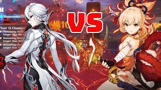 Which one is the better PYRO DPS  Arlecchino VS Yoimiya [upl. by Lederer649]