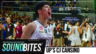 CJ Cansino shares thoughts on UAAP Season 86 Finals  Soundbites [upl. by Adnohral969]