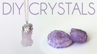 How to Grow Crystals  DIY Crystal Necklaces [upl. by Wiseman]