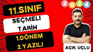 11 SINIF SEÇMELİ TÜRK KÜLTÜR VE MEDENİYET TARİHİ 1DÖNEM 2YAZILI 2024 açık uçlu sorular [upl. by Reinert]