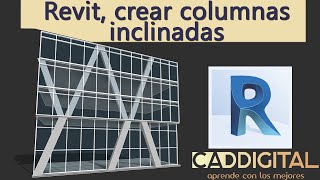 Revit crear columnas inclinadas [upl. by Almund]