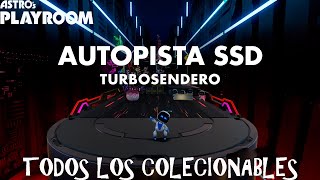 ASTRO´S PLAYROOM AUTOPISTA SSD TURBO SENDERO TODOS LOS COLECCIONABLES [upl. by Vanessa]