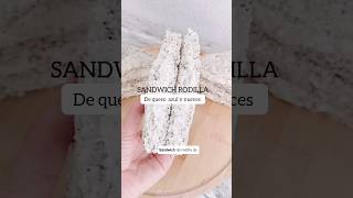 😋SÁNDWICH RODILLA DE QUESO AZUL Y NUECES🧀8 sándwiches [upl. by Adlaremse]