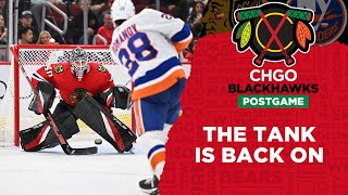 Alex Stalock Injured as Blackhawks Offense Sputters  CHGO Blackhawks Live Postgame Show [upl. by Ytok]