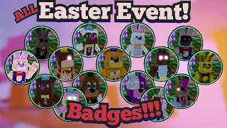 How to Get ALL Easter Event Badges  Fazbears Relighted RP  Roblox [upl. by Yerhpmuh383]