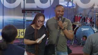 Apostle Joe DANIELS surprises wife in church [upl. by Oremor689]