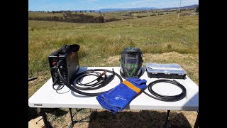 Review Unimig 120 Synergic MIG welder kit [upl. by Dreda]