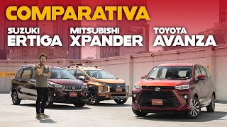 Toyota Avanza vs Suzuki Ertiga vs Mitsubishi Xpander comparativa en México ¿Cuál es mejor [upl. by Bolitho]