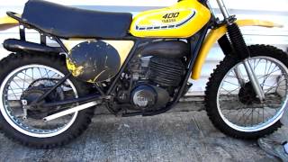 1976 Yamaha YZ400 [upl. by Anelak]