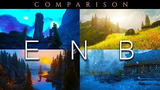 Skyrim ENB Presets Comparison 2024 Transforming Skyrims Graphics [upl. by Juana248]