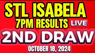 STL ISABELA 7PM DRAW RESULT TODAY OCTOBER 182024 [upl. by Elades]