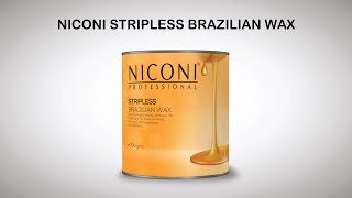 HOW TO USE NICONI STRIPLESS BRAZILIAN WAX  How to Use hair removal Wax for sensitive skin [upl. by Watanabe]