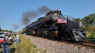 Big Boy 4014 in Witt IL on September 10 2024 [upl. by Yttap452]