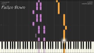 Undertale OST  Fallen Down Piano Tutorial [upl. by Foulk876]