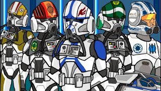 Clone Pilots in The Clone Wars [upl. by Ahsiliw197]