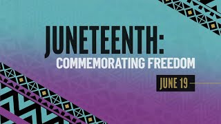 Juneteenth Celebrating Freedom a special program commemorating the holiday  NBC New York [upl. by Kahl]