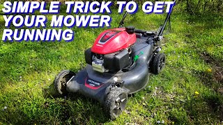 Fixing A Honda HRN 216 Mower That Wont Start [upl. by Philipson]