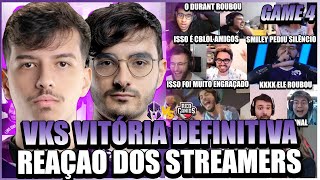 ISSO É CBLOL  STREAMERS REAGEM AO ROUBO DO AEGIS e VITÓRIA DEFINITIVA DA VIVO KEYD vs RED CANIDS [upl. by Lemmuela]