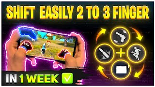 How To Shift From 2 To 3 Finger Custom HUD 🔥 How To Play 3 Finger Claw In Free Fire 🔥 [upl. by Queridas]