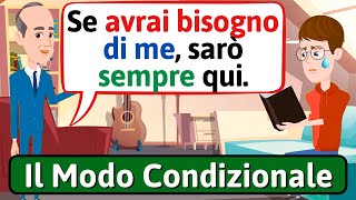 IMPARA LITALIANO Il Modo Condizionale  Conversazione in Italiano  LEARN ITALIAN [upl. by Ardnuaed]