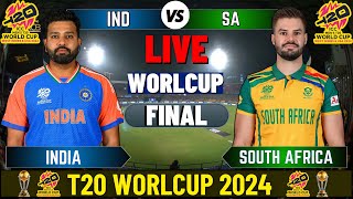 India vs South Africa live T20 World Cup Final  IND vs SA Live Match Today [upl. by Kuhlman]