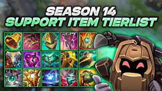 SEASON 14 SUPPORT ITEM TIERLIST patch 141b [upl. by Kittie]