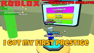 I Unlocked The Prestige Stat And Its OP  ROBLOX Insane Button Simulator [upl. by Gaeta]