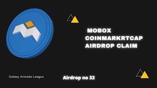 How to claim Free Mobox Token from coinmarketcap Airdrop [upl. by Nomar565]