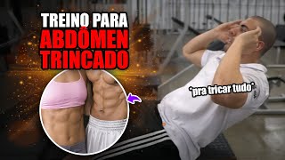 Treino de abdomen para um abdomen trincado [upl. by Ettezzil]