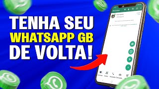 FINALMENTE🥳COMO VOLTAR A USAR QUALQUER WHATSAPP MODIFICADO [upl. by Valer421]