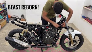 Rebuild Timelapse  TVS Apache RTR 160180 Old Model [upl. by Nadbus291]