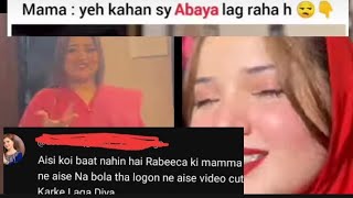 Rabeeca abaya vlog Mai abaya ka mazakreplay to hate comments [upl. by Eillo]