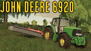 Mowing With a John Deere 6920  Chellington Valley Farming Simulator 19 [upl. by Rehoptsirhc242]