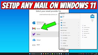 How to Setup amp Configure Windows Mail on NEW Outlook Mail App Windows 11  Add Email Accounts [upl. by Remy]