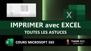 IMPRIMER avec EXCEL  toutes les ASTUCES Tutoriel facile [upl. by Arita]