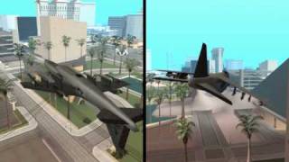 GTA 2機の戦闘機によるスタント [upl. by Nnaeed474]