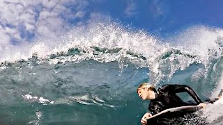 JESSE LANDRAGON  Gnarly Bodyboard Session [upl. by Pietje]