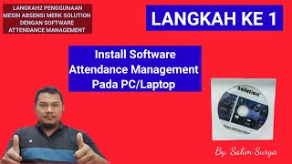 Software Attendance Management Solution Fingerprint  Cara Install Software Attendance Management [upl. by Nalra]