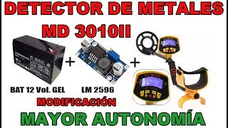 Detector de Metales MD 3010II  Nueva Modificación  MD 3010II Metal Detector  New Modification [upl. by Anirad]