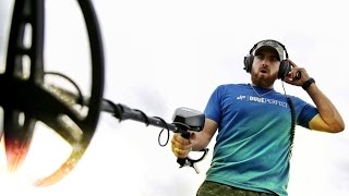 Metal Detector Battle  Dude Perfect [upl. by Ahsian]