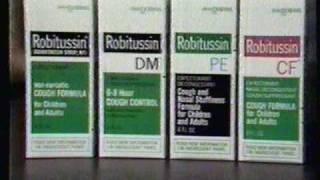 Robitussin Cough Medicine 01 TV commercial  1981 [upl. by Mears182]