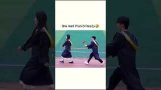 Bro had plean B ready school runart kpop [upl. by Dnalevelc]