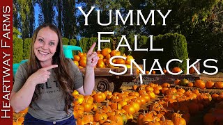 Fall Snack Extravaganza Pumpkin Dip Caramel Corn and Chex Mix Recipes  Heartway Farms [upl. by Aldas498]