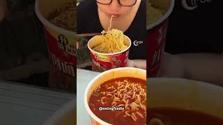 Noodles cups mukbang noodles ramenbowl ramennoodles asmrfood asmreating eatingshow asmr [upl. by Razal]