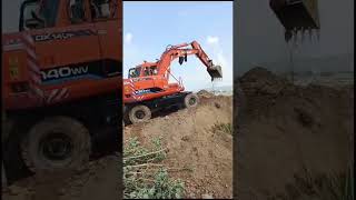 Exevation  excavator  dumping  Dumper  New Land subscribe machine [upl. by Pegg]