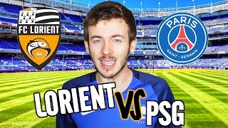 PARIS SPORTIFS  Lorient vs PSG [upl. by Anilehcim736]